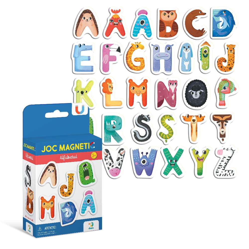 Магнитная игра «Алфавит», (рум)
