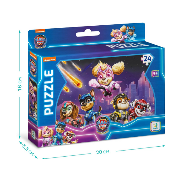 Puzzle educațional „Paw Patrol: Înainte către aventuri”, 24 el.