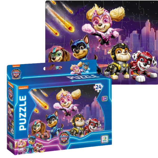 Puzzle educațional „Paw Patrol: Înainte către aventuri”, 24 el.
