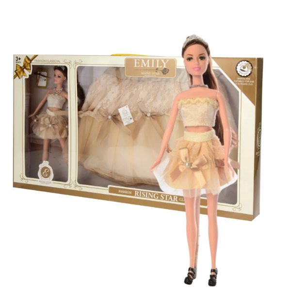 Set de joc: păpușa „EMILY” + fustă ..