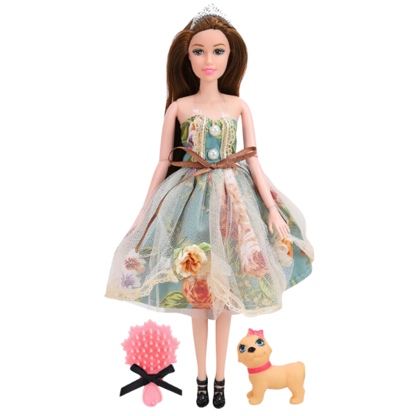 Păpușa Emily „Seria cu animăluț și accesorii”