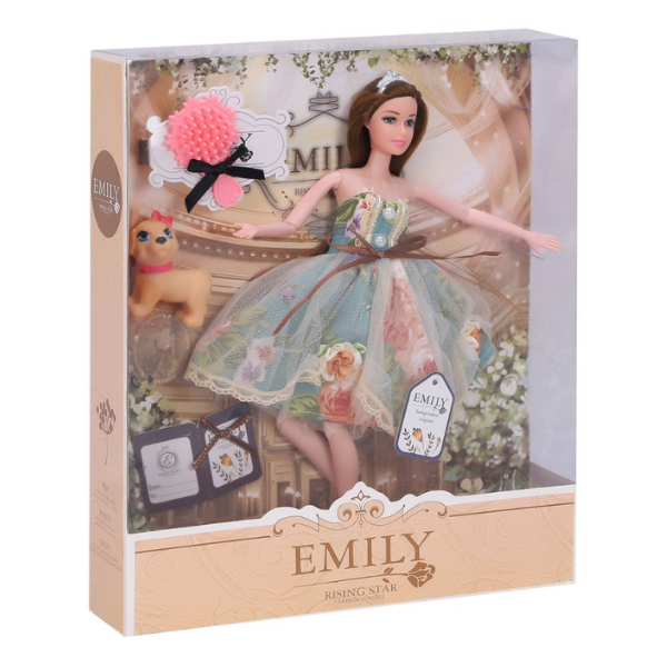 Păpușa Emily „Seria cu animăluț și accesorii”