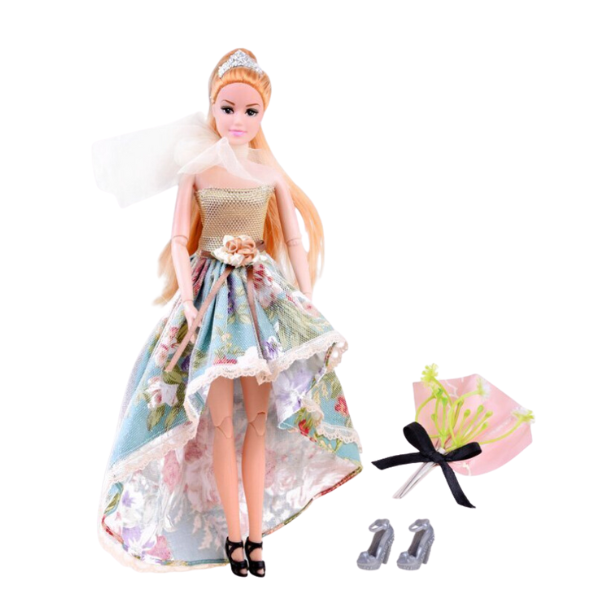 Păpușa Emily „Seria de vară cu buchet și accesorii”