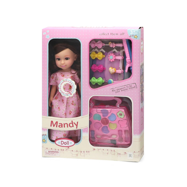 Păpușa Mandy cu accesorii..