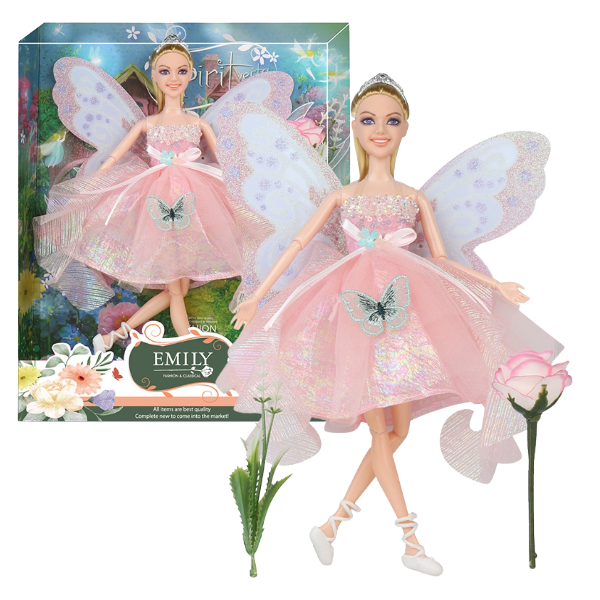 Cumpara  Păpuși, case și cărucioare - Păpușa Emily-Zână, cu accesorii..