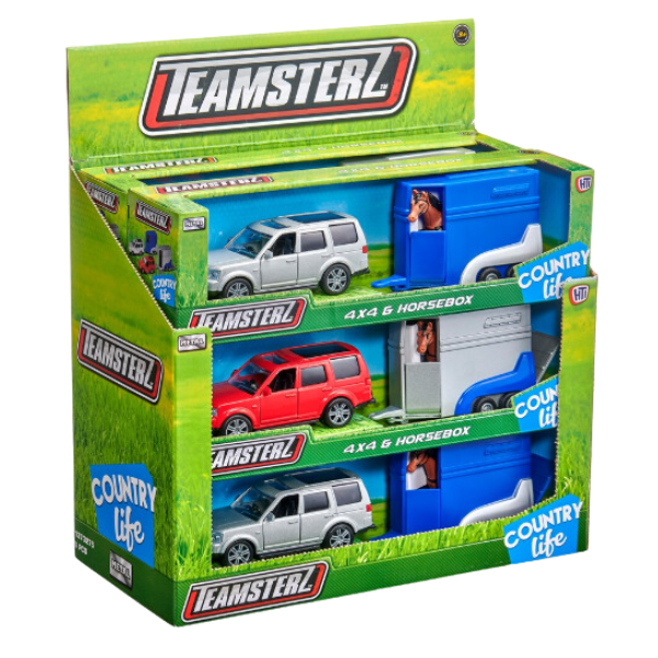 Игровой набор «Внедорожник и трейлер для лошадей Teamsterz», (асс.)