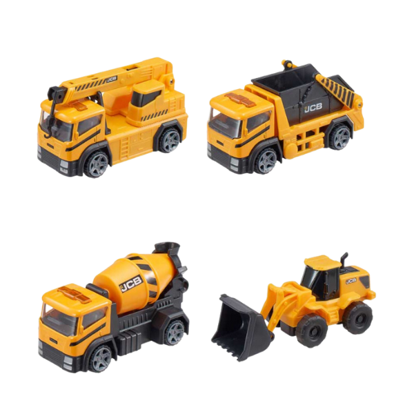 Set de joacă „Camioane de Construcții Teamsterz JCB”, (as.)