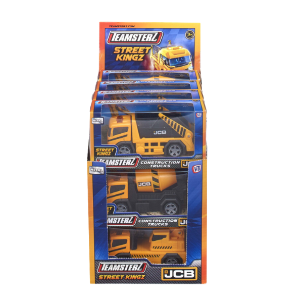 Set de joacă „Camioane de Construcții Teamsterz JCB”, (as.)
