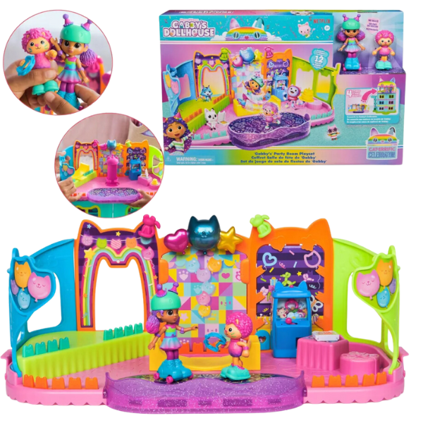 Setul de joacă: Camera de petrecere, seria „Gabby’s Dollhouse”