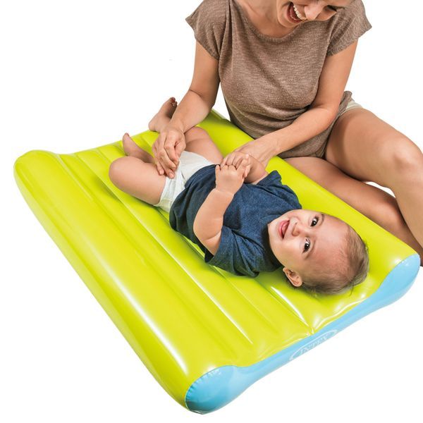 Saltea gonflabila schimbare bebelusi + Mini Pompa Baby Changing Mat 79x58x13cm