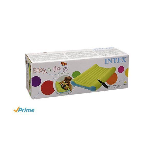 Saltea gonflabila schimbare bebelusi + Mini Pompa Baby Changing Mat 79x58x13cm