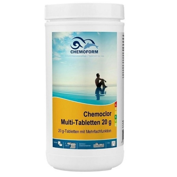 Cumpara  Piscine și accesorii - Pastile multifuncționale Chemoform 20 gr / 1k..