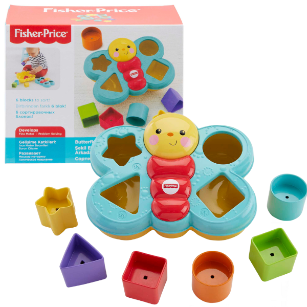 Fisher-Price Fluture cu forme de sortare..