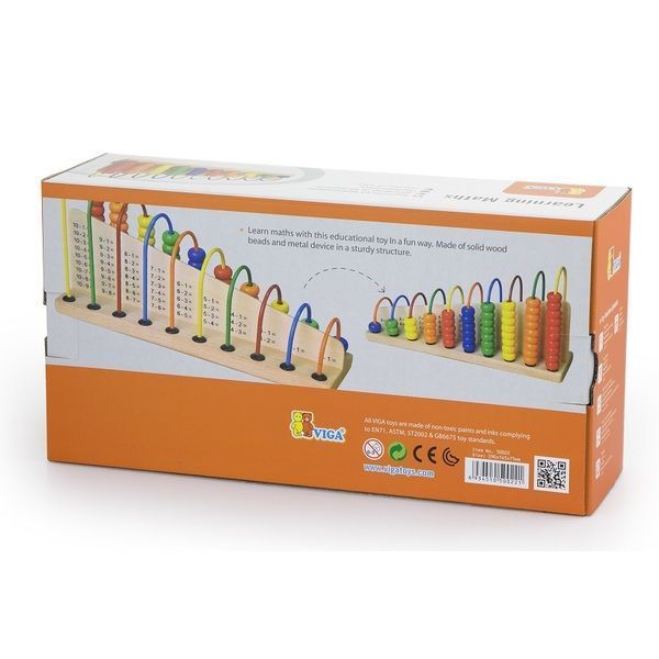 Jucărie educativă din lemn „Învățăm matematica”