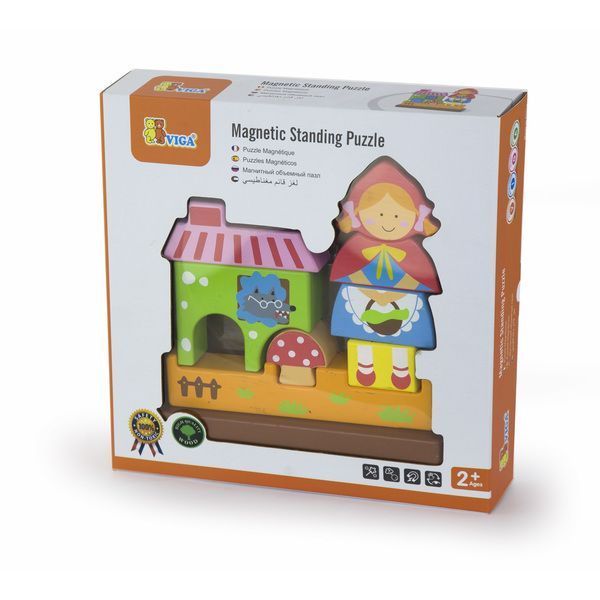 Puzzle 3D Puzzle magnetice “Scufița roșie”