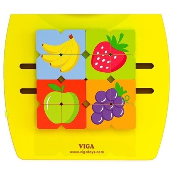 Busyboard (de perete) – „Girafa cu fructe”