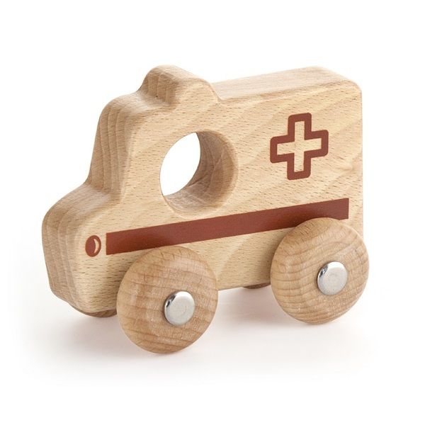 Mașină din lemn „Ambulanță”