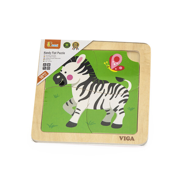 Mini-puzzle din lemn “Zebra”