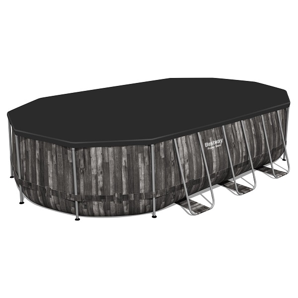 Piscina Power Steel Oval 610x366x122cm, 20241L, carcas metal