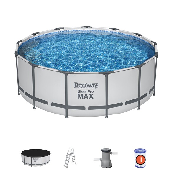 Piscina Bestway carcasa metalica Steel Pro Max 396х122см, 12690 L