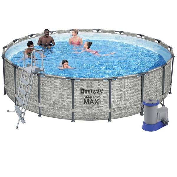 Piscina Steel Pro Max 549x122cm, 23062L, carcas metal