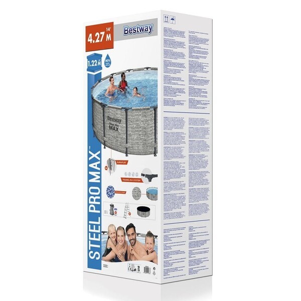 Piscina Steel Pro Max 427x122cm, 15232L, carcas metal