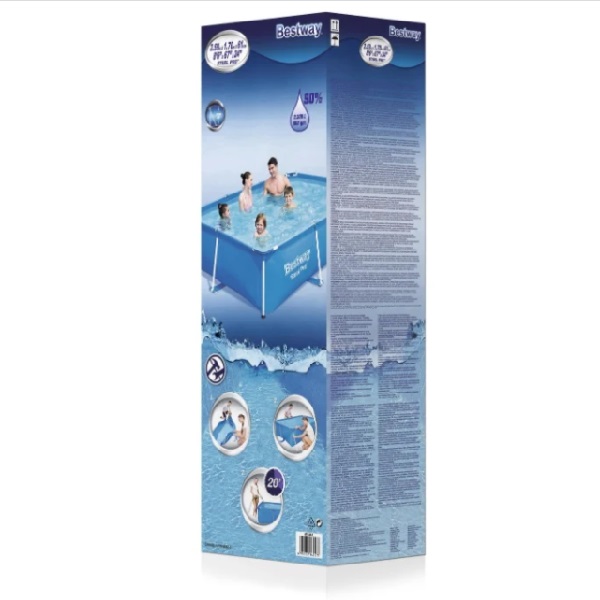 Piscina Steel Pro 259x170x61cm, 2300L, carcas metal