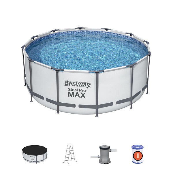 Piscina Steel Pro Max 366x122cm, 10250L, carcas metal