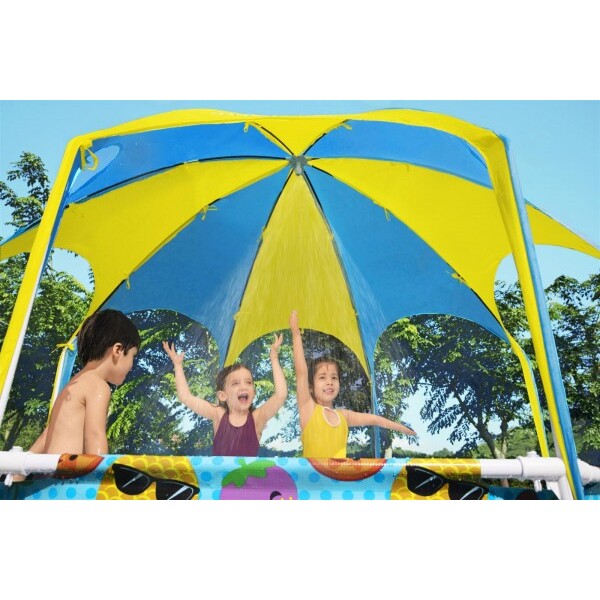 Piscina carcas My First Pool 244х51cm, 1688L cu baldachin, 3+