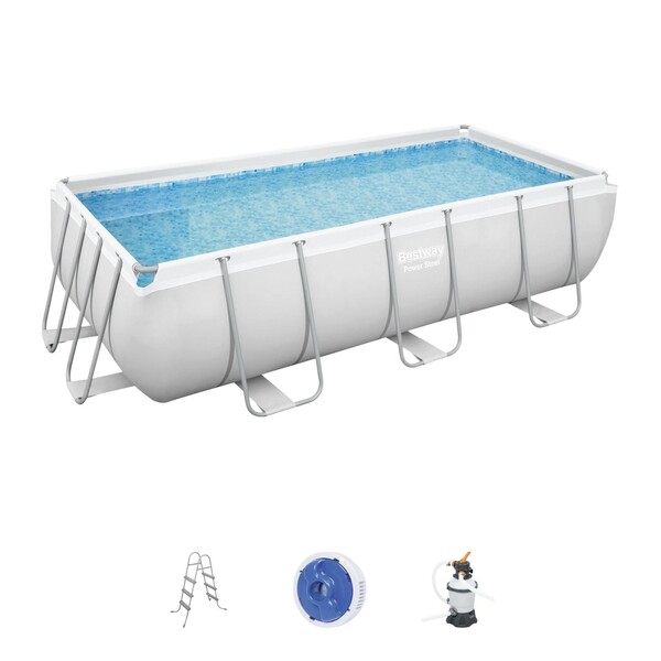 Piscina Power Steel 404x201x100cm, 6478L, carcas metal