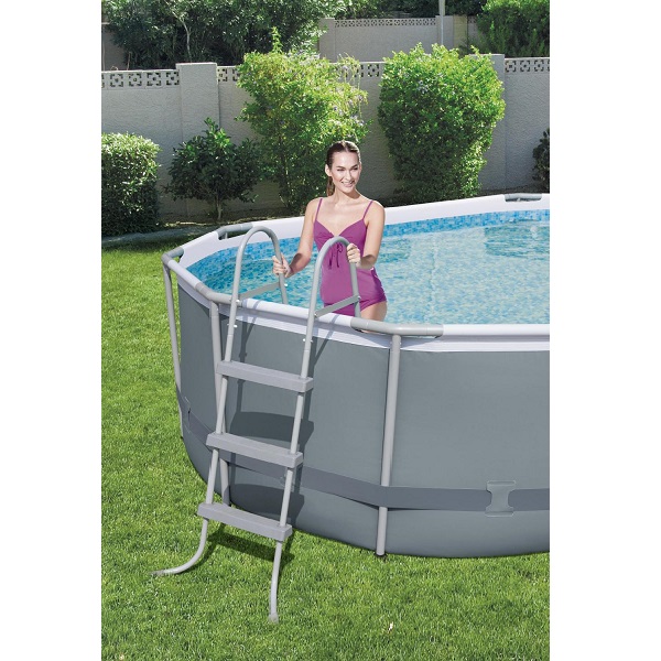 Piscina Power Steel Oval 488x305x107cm, 10949L, carcas metal
