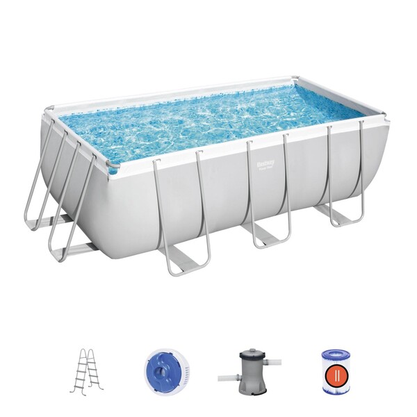 Piscina Power Steel 412x201x122cm, 8124L, carcas metal