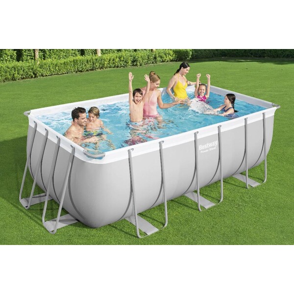 Piscina Power Steel 412x201x122cm, 8124L, carcas metal (pompa-filtru 3028L/h)