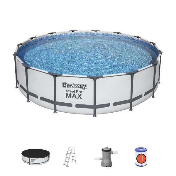 Piscina Steel Pro Max 457x107cm, 14970L, carcas metal