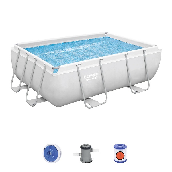 Piscina Power Steel 282x196x84cm, 3662L, carcas metal