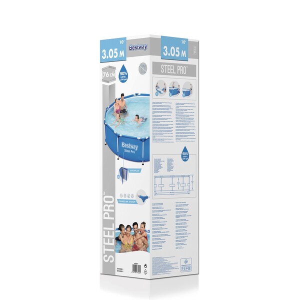 Piscina Steel Pro 305x76cm, 4678L, carcas metal