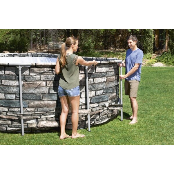 Piscina Power Steel Oval 610x366x122cm, 20241L, carcas metal