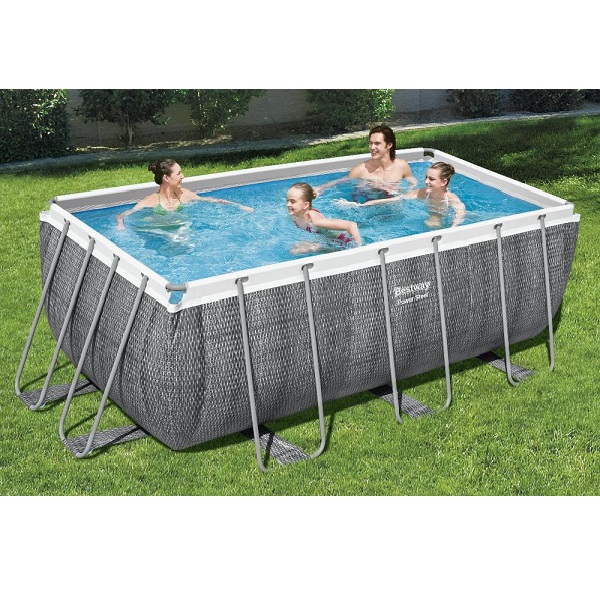 Piscina Power Steel 412x201x122cm, 8124L, carcas metal