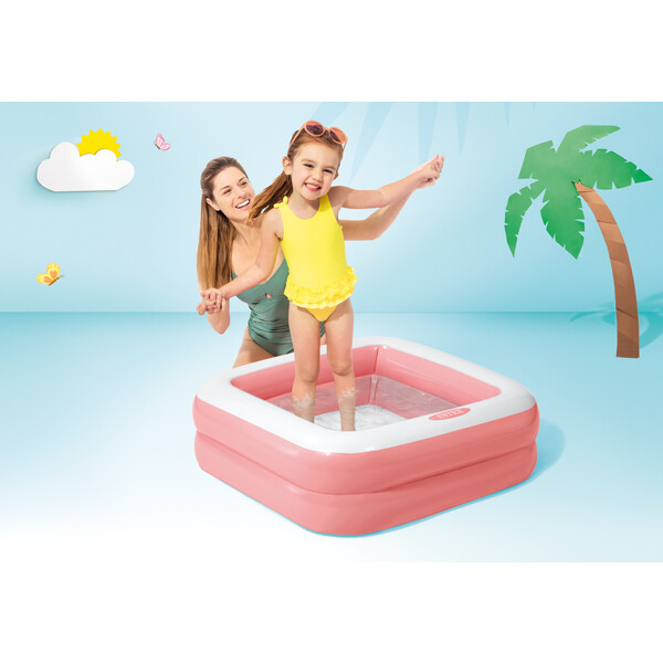 Bazin gonflabil cu baza moale 86x25cm, 57L, 1+
