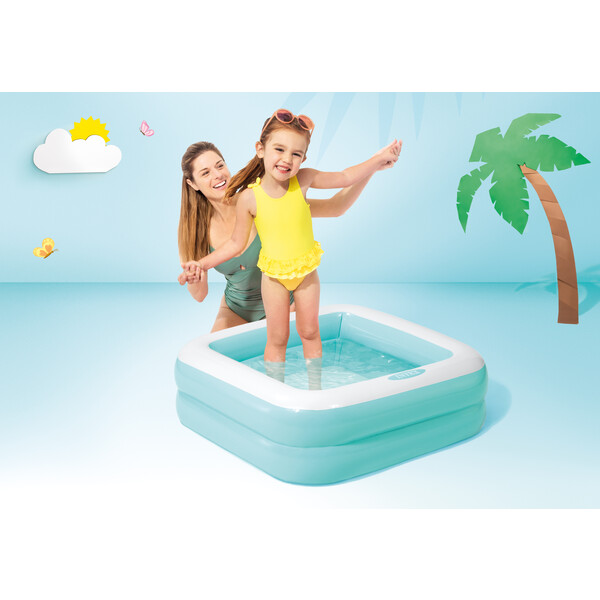 Bazin gonflabil cu baza moale 86x25cm, 57L, 1+