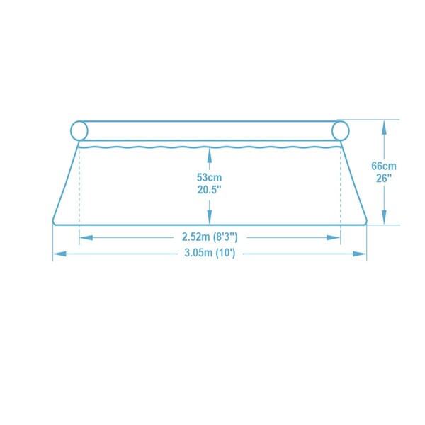 Бассейн FAST SET 305×66см, 3800Л