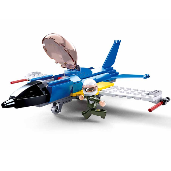 Set de construcție „Avion de antrenament”, 116 elem.