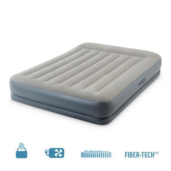Saltea VELUR 152x203x30cм cu pompa incorporata, STANDARD