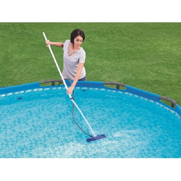 Set curatare piscina (plasă, perie, miner 174cm)