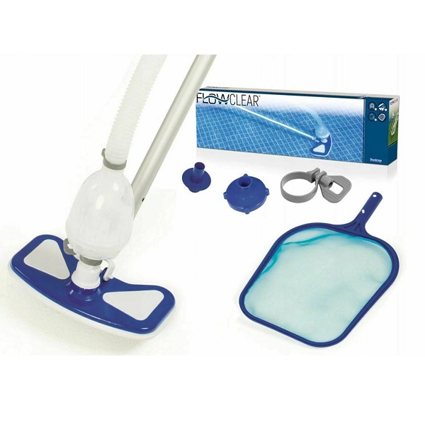 Cumpara  Totul pentru înot - Set curatare piscina (aspirator, plasă, miner..
