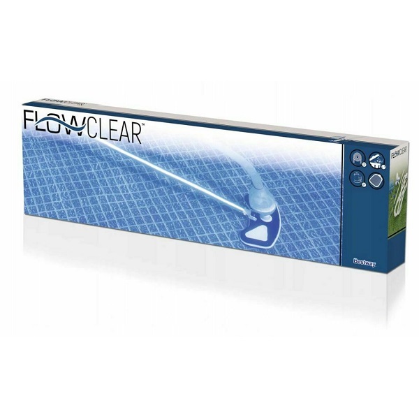 Set curatare piscina (aspirator, plasă, miner 279cm, furtun 7,5m)