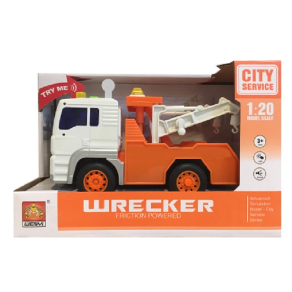 1:20 Camion cu macara cu fricțiune (lumini /sunete)