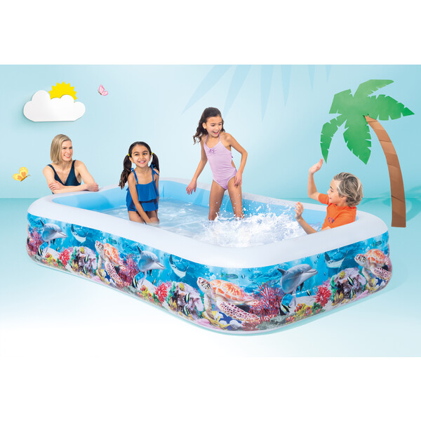 Piscina gonflabilă pentru copii „Recif tropical” 305х183х56,  6+