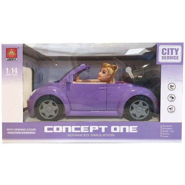 1:14 Masina cu inertie „Convertible New Beetle” (lumina / sunet)