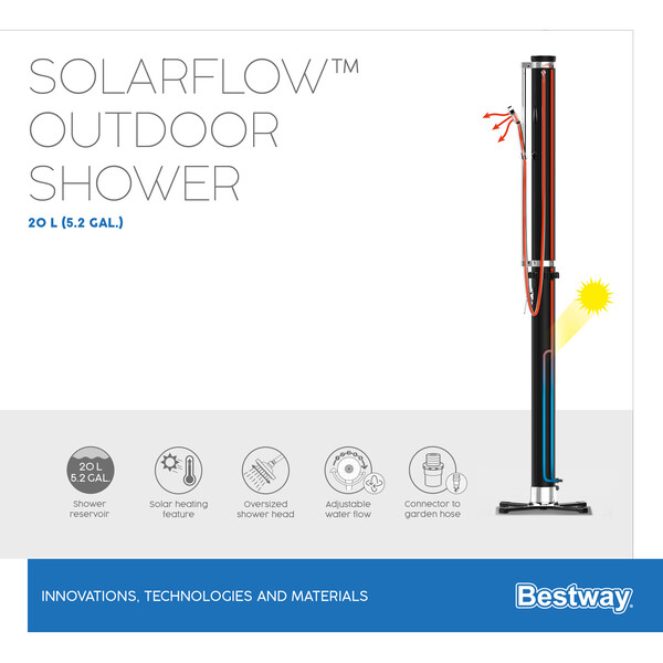 Duș de vară SolarFlow 20L